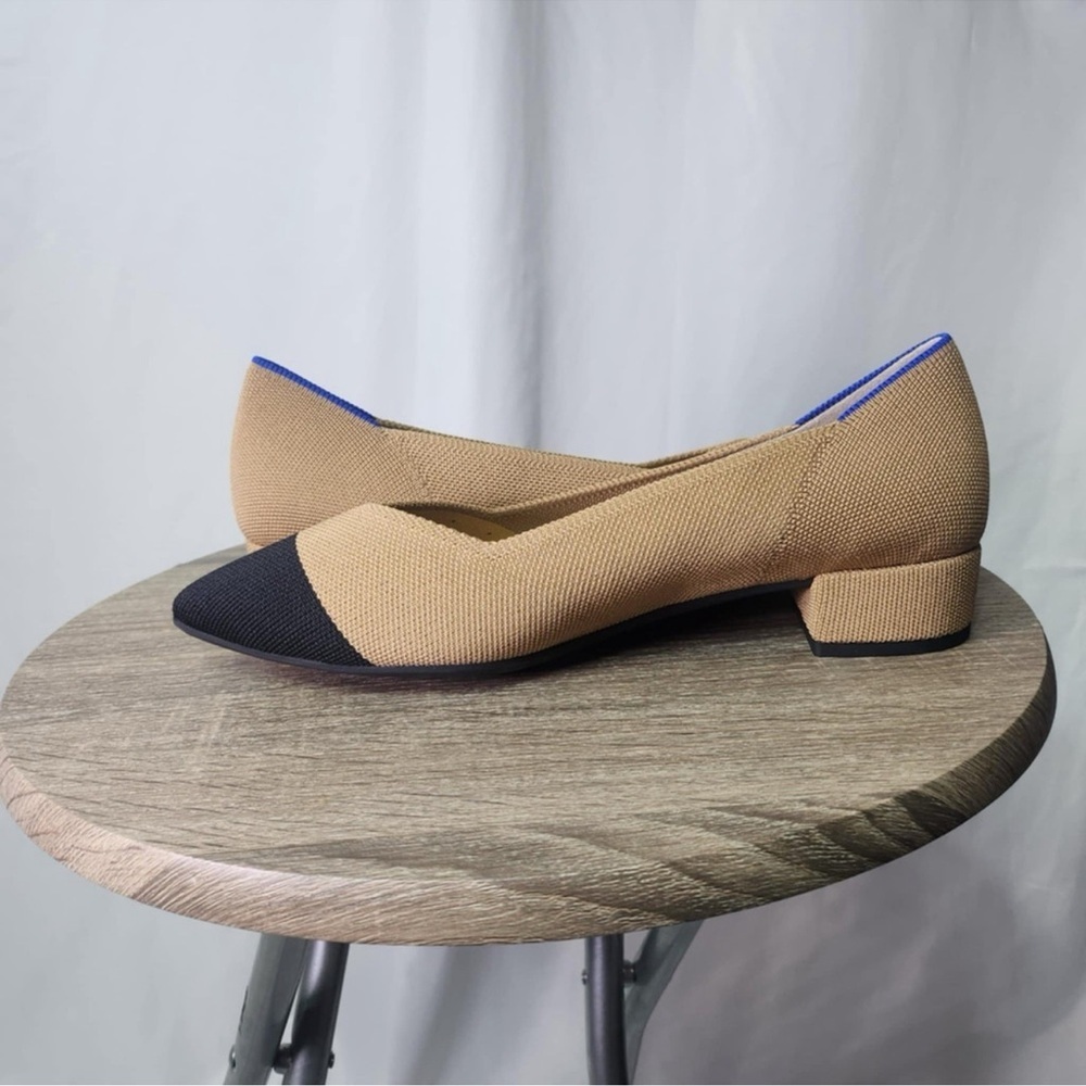 New Rothy’s Women’s The High Point Wren Captoe Shoes two tone size 9 - Picture 11 of 12